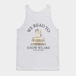 Book Lover Reading Reader Read Books Book Club Tank Top